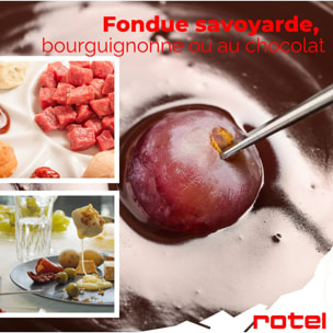 Service à fondue au fromage 6 personnes Rotel Swiss Tradition