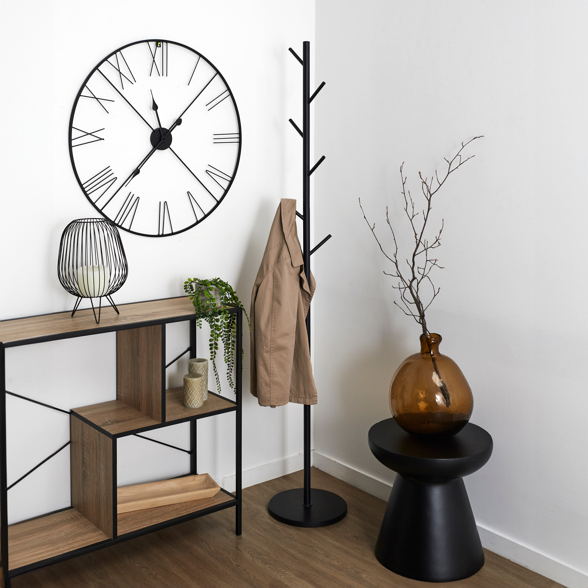 Porte Manteau Loka Noir