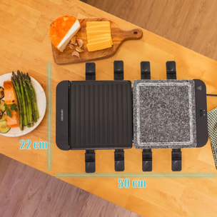 Cecotec Raclette Cheese&Grill 16000 Inox Mixgrill