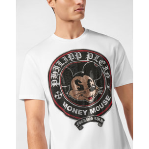 PHILIPP PLEIN Camiseta de cuello redondo y manga corta MONEY
