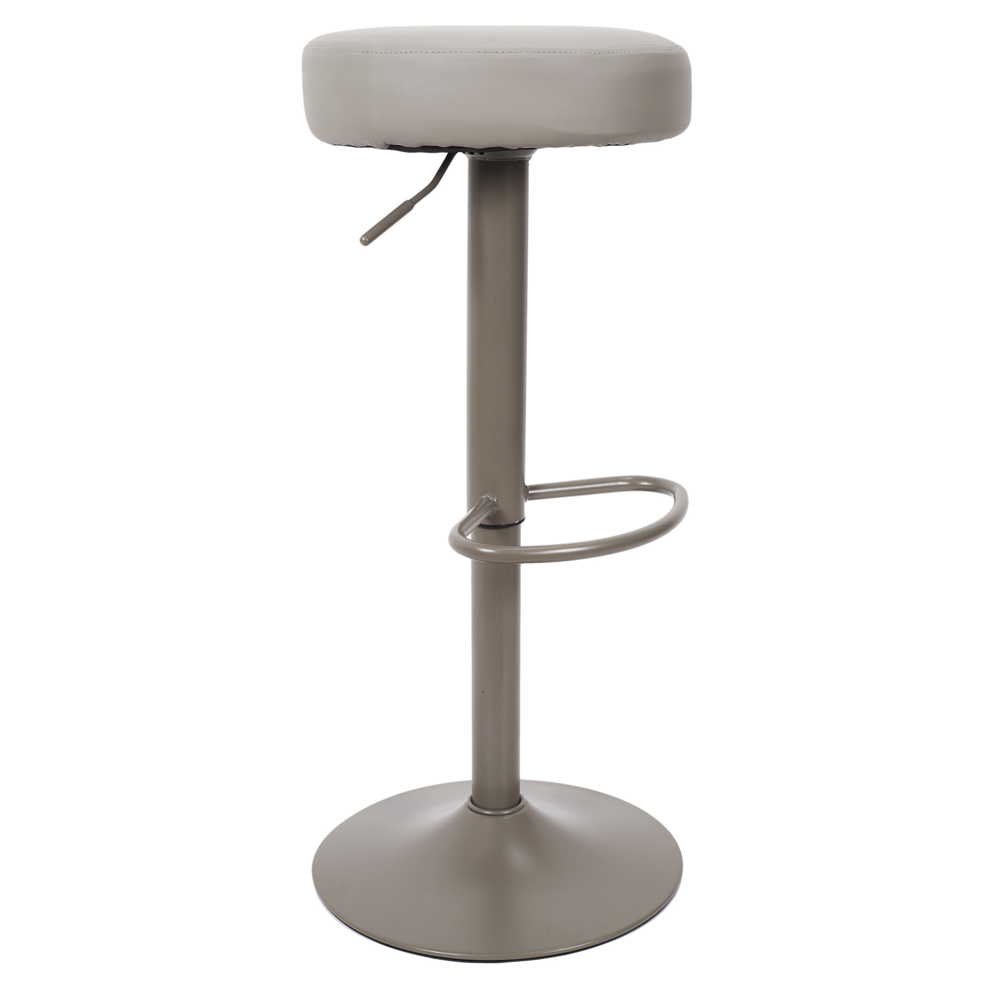 Tabouret De Bar Reglable Mumford Gris - Lot De 2