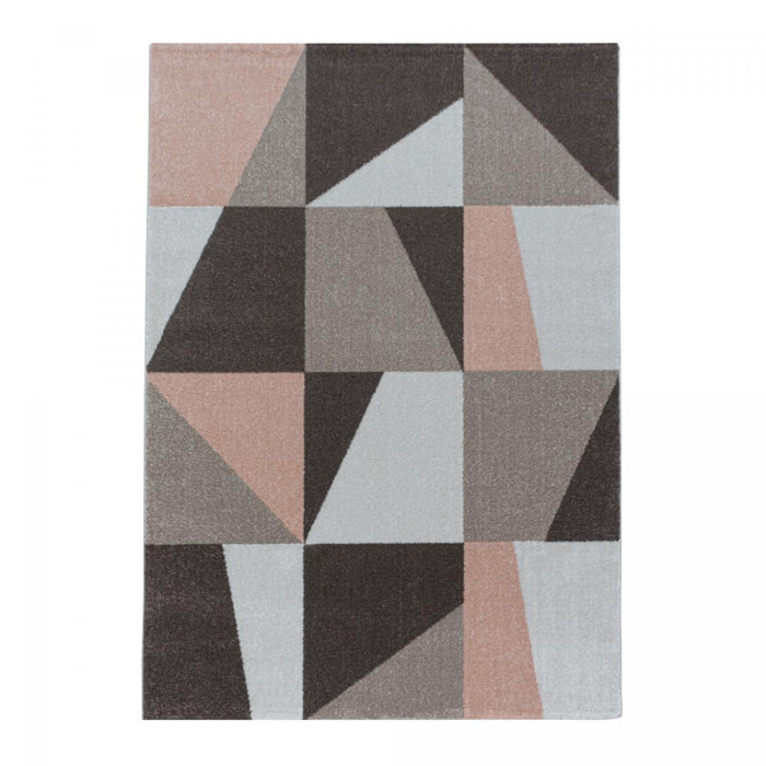 Tapis salon et chambre tissé motif géométrique DADA