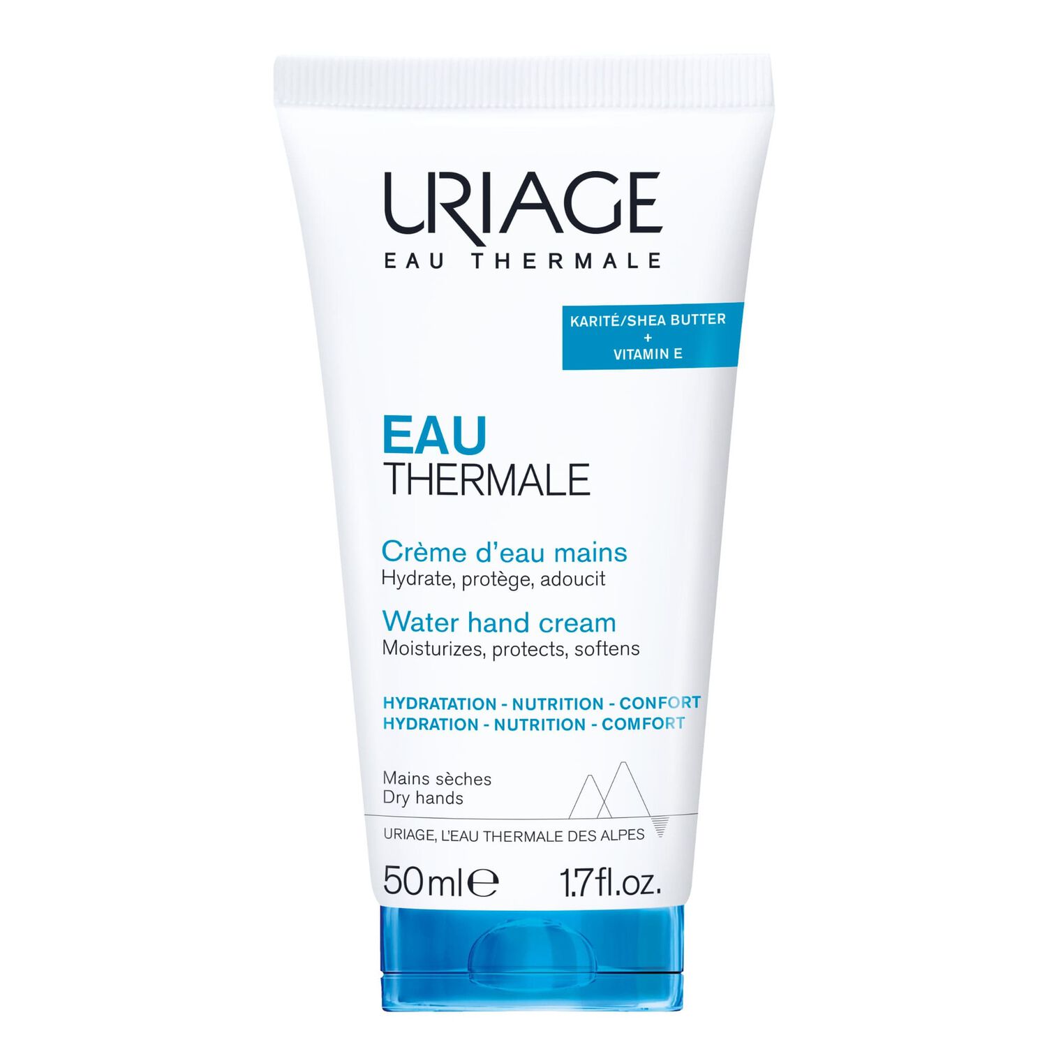 Eau Thermale - Crème d'Eau Mains - Hydrate, Protège & Adoucit 50 ml