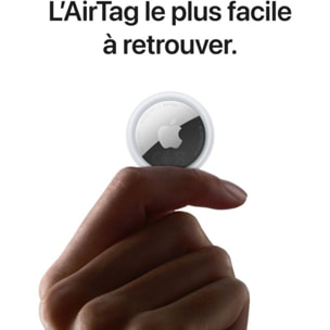 Tracker GPS APPLE AirTag 2, traceur haute précision pour retrouver vos clés, sacs et objets via l'App Localiser