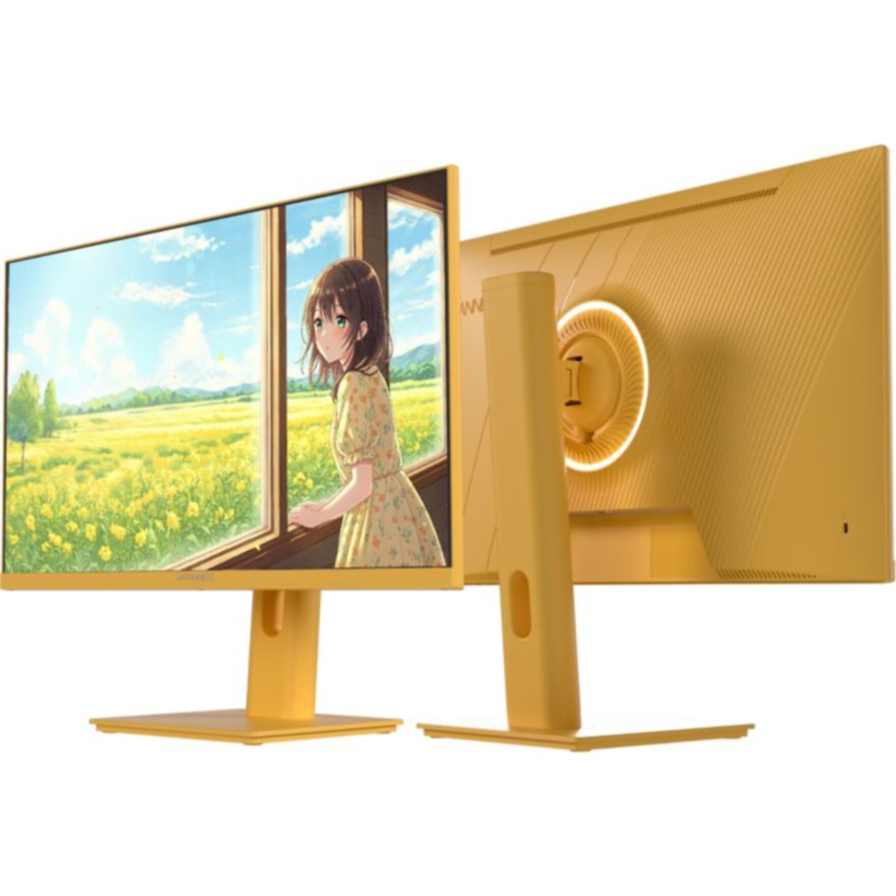 Ecran PC Gamer JAPANNEXT JN IPS238G120F HSP Jaune 24''