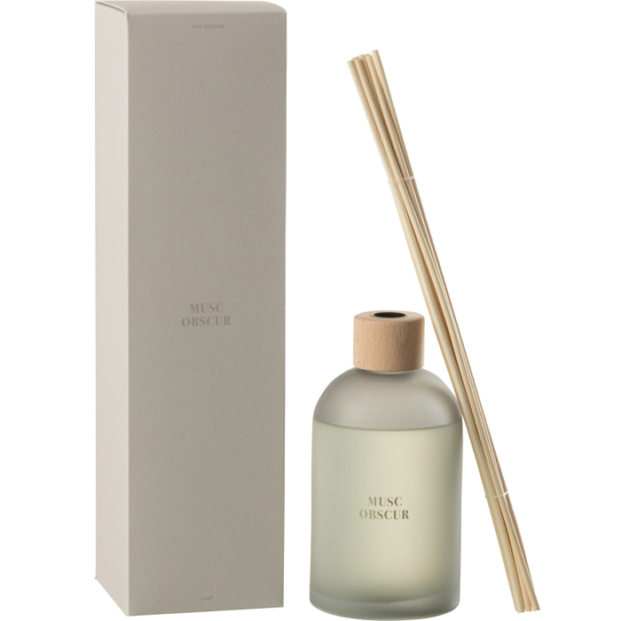 J-Line Bâtonnets parfumés Accords Essentiels - Musc Obscur - bleu - 550ml