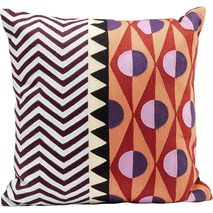 Coussin Colour Block cercles Kare Design