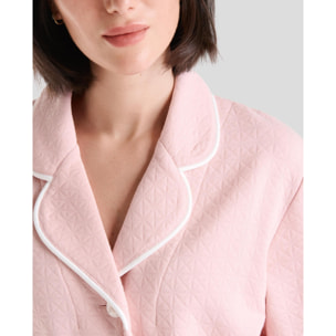 Bata larga mujer punto suave y cómoda