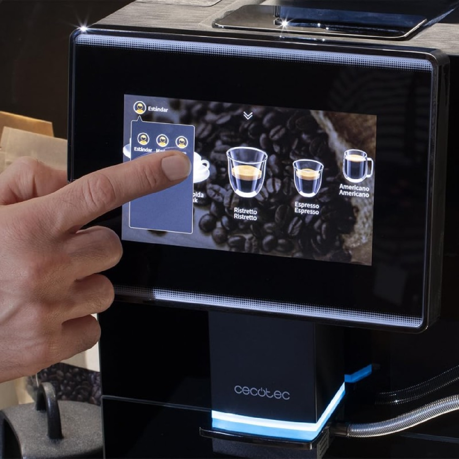 Cecotec Cafetera superautomática Cremmaet Touch OCS