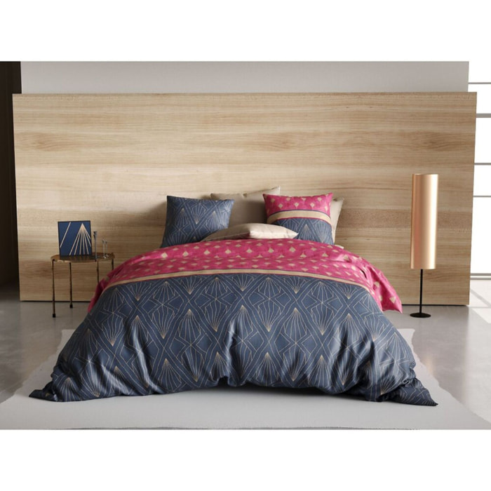 Parure housse de couette coton nuit