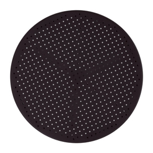 Tavolino basso da esterno in polipropilene 60x60x41cm nero – Obidos