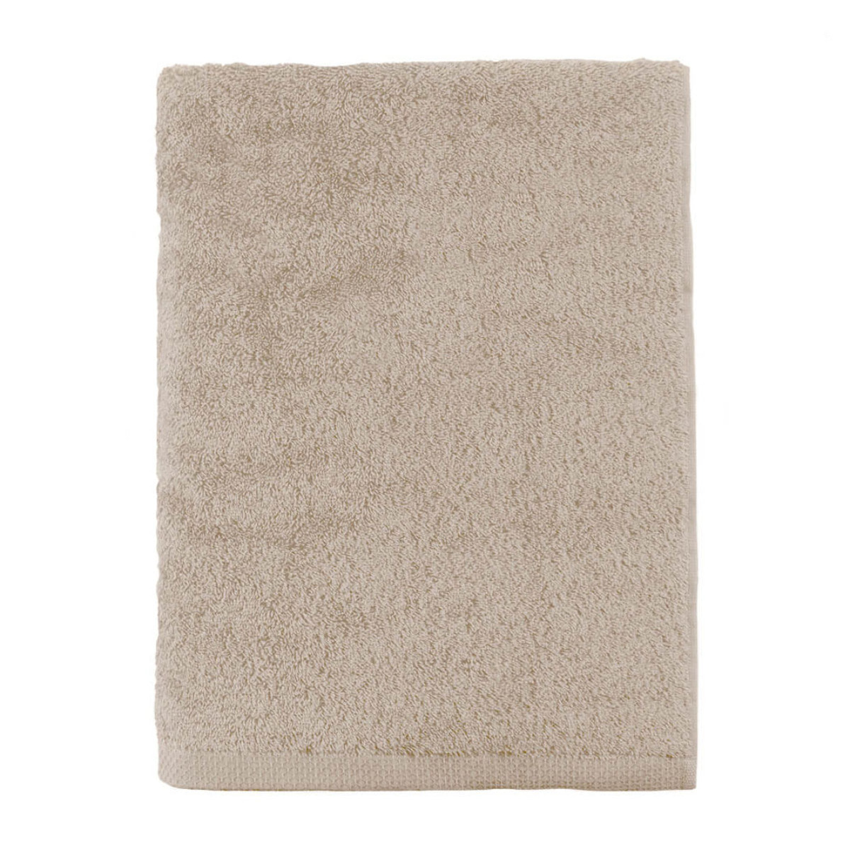 Serviette de bain unie en coton, AQUA, Seigle