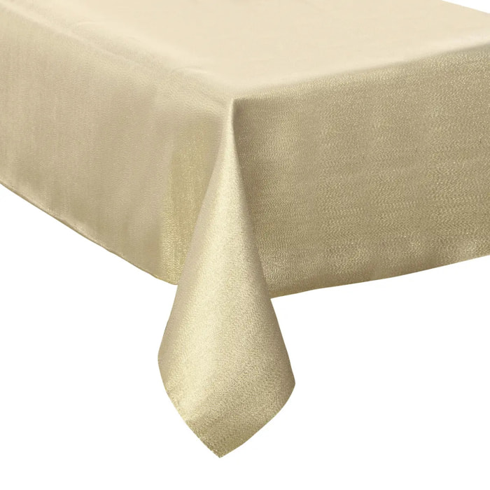 Nappe pailletée 140x240cm or