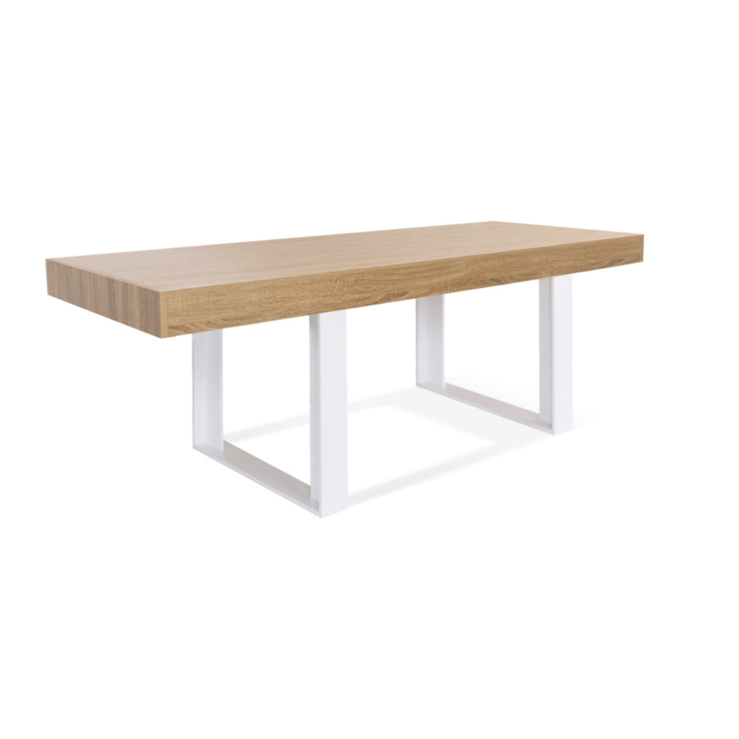 Table repas Brixton Bois - Blanc