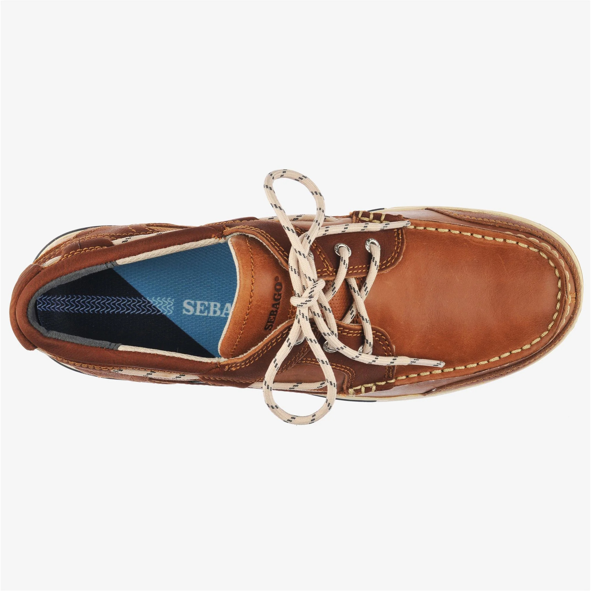 Sebago - Docksides Uomo Marrone - Triton Three Eyelets Fgl
