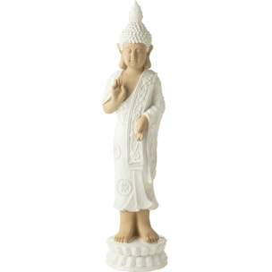 J-Line figurine Bouddha Debout - magnesium - blanc/beige