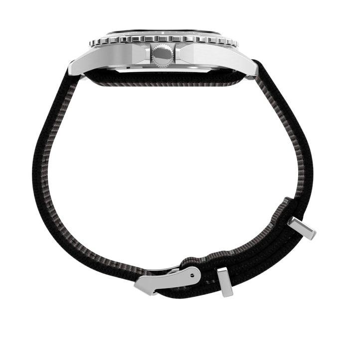 Timex Reloj Analógico De Cuarzo Navi 41Mm Fabric Slip-Thru Strap Watch