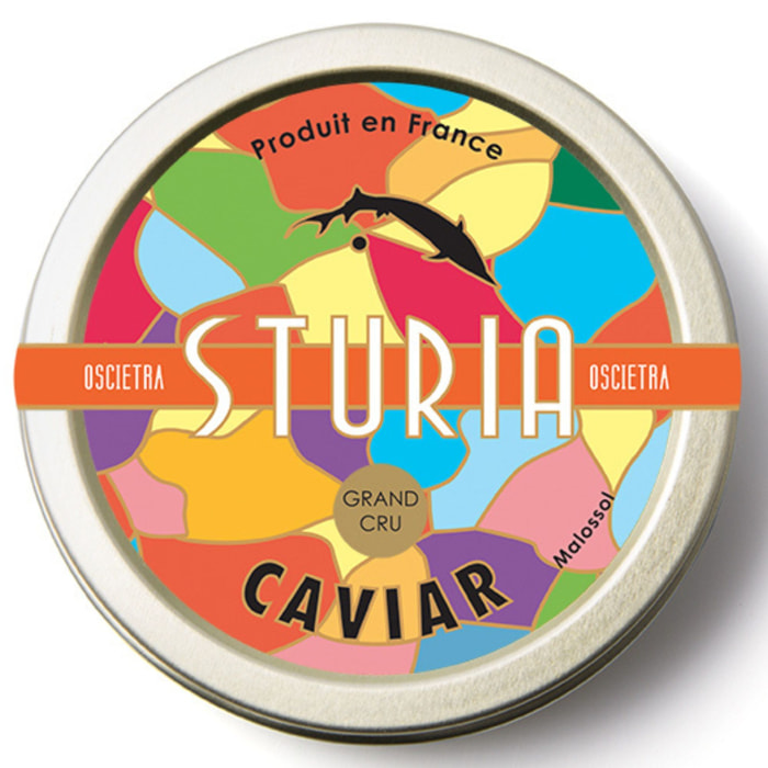 Caviar Oscietra Grand Cru - 250g - France - Sturia - Maison Blanc