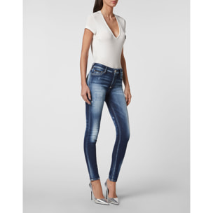 PHILIPP PLEIN Jegging de cintura alta