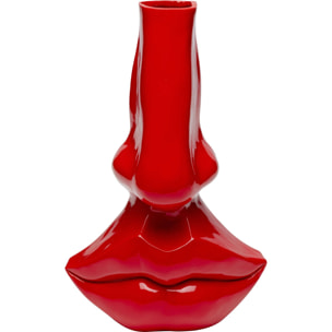 Vase nez et lèvres rouges 38cm Kare Design