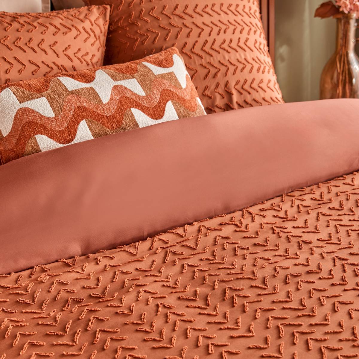 Parure de lit Toni 220x240cm rose