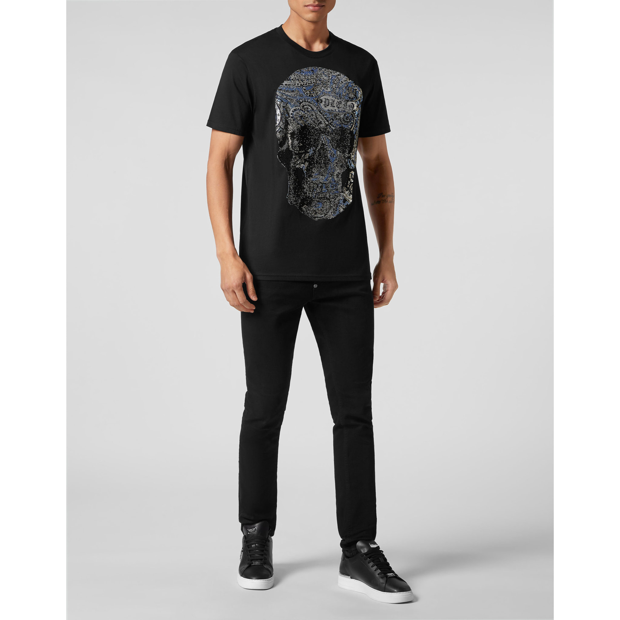 PHILIPP PLEIN T-Shirt Round Neck PAISLEY