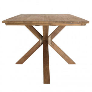 ALIDA - Table à manger rectangulaire 240x100cm en bois teck recyclé