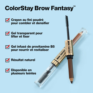 Colorstay Brow Fantasy™ - Crayon & Gel Sourcils Liftés Fini Naturel