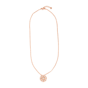 Collar Fredry acabado oro rosa 18k