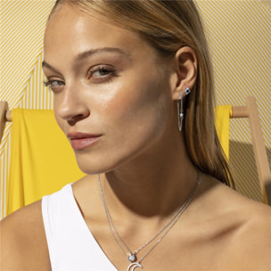 Pendientes Lux by Lux acabados plata