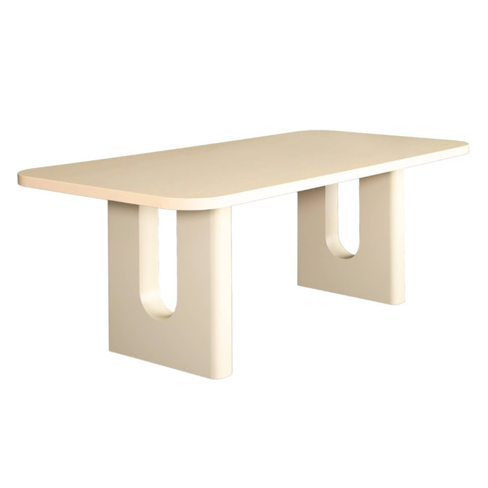 Table à manger finition mat 8 places SIA