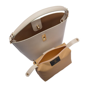 Borsa a mano Anna Luchini Beige