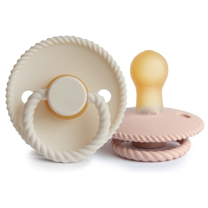 Frigg Pack 2 Chupetes Block Latex Rope