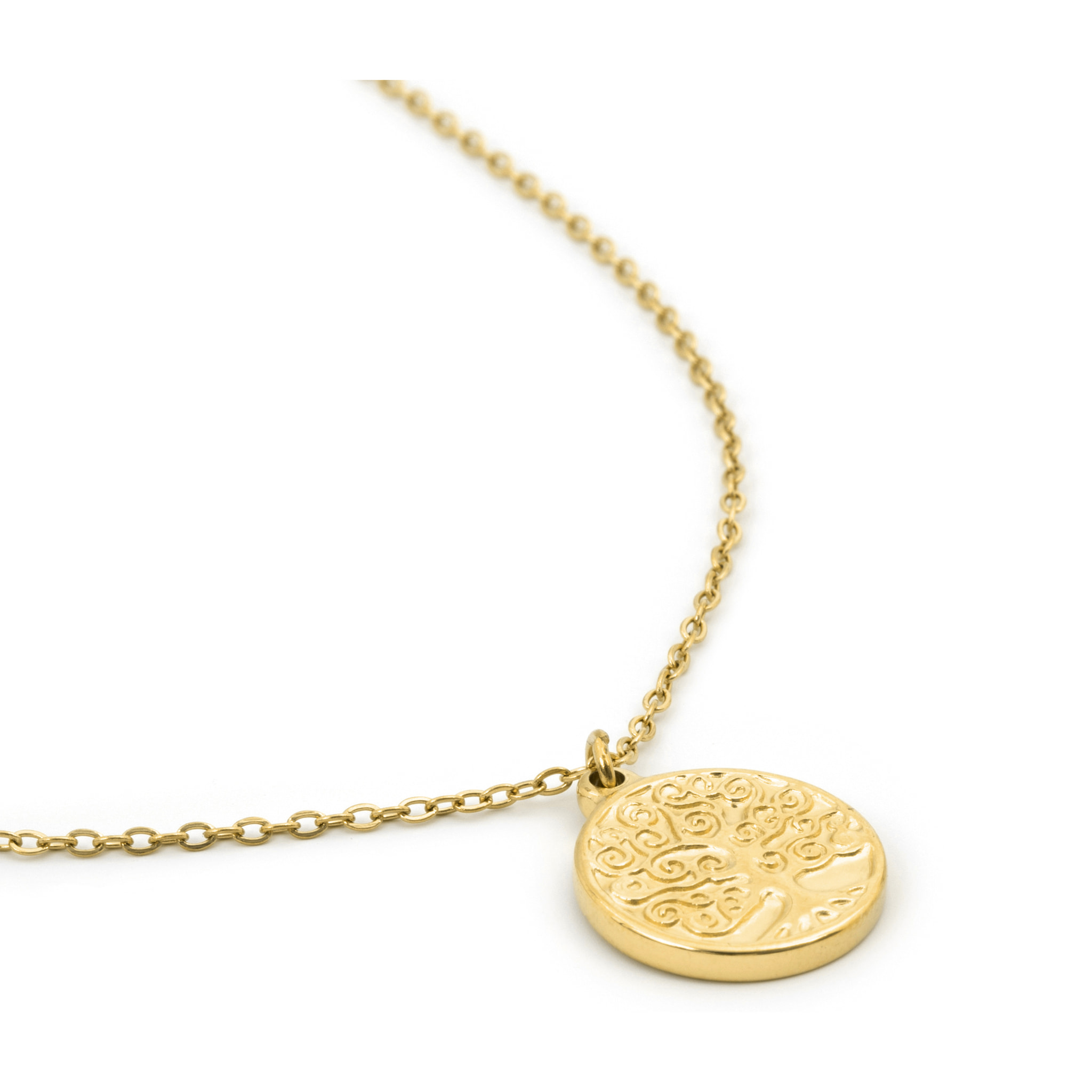 Collar Neser acabado oro amarillo 18k