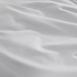 Housse de couette lin & coton 160 g/m² uni gris Le metis francais glacier