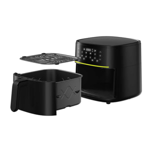 Freidora de aire xtra de 6l y 1500w con 8 programas