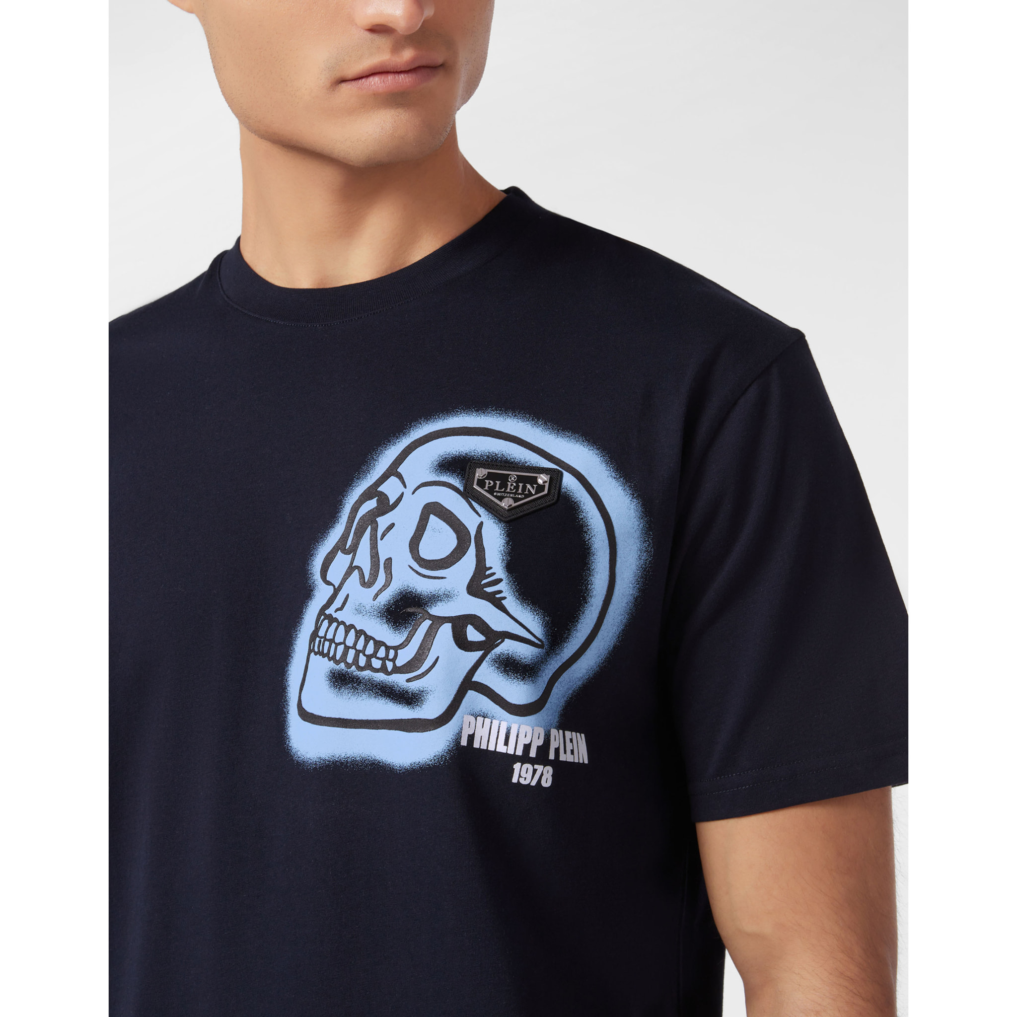 PHILIPP PLEIN Camiseta Cuello Redondo Ss SKULL