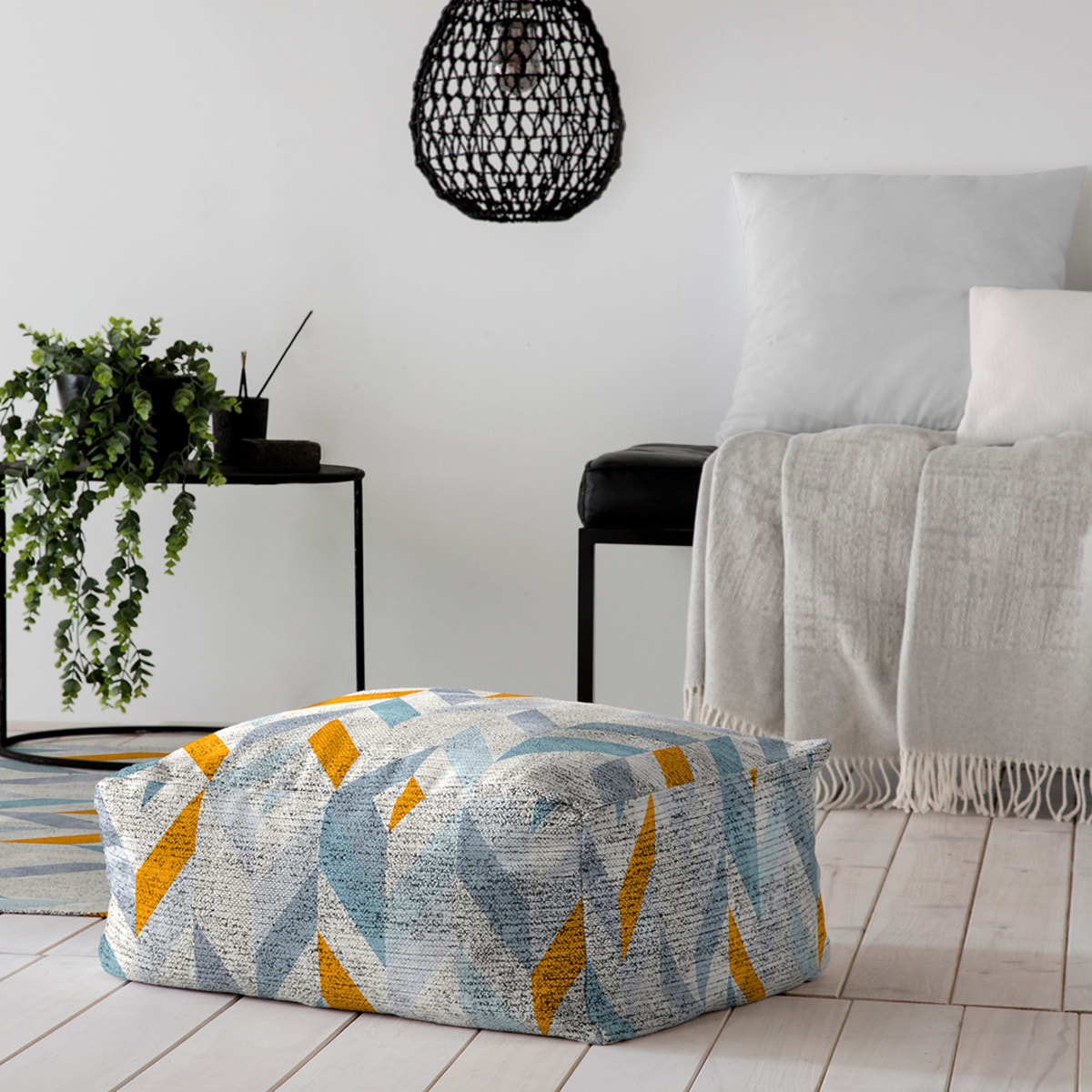 Pouf amovible en coton NAF NAF ENNAES