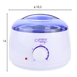 Chauffe-cire 500 ml - blanc - 100w