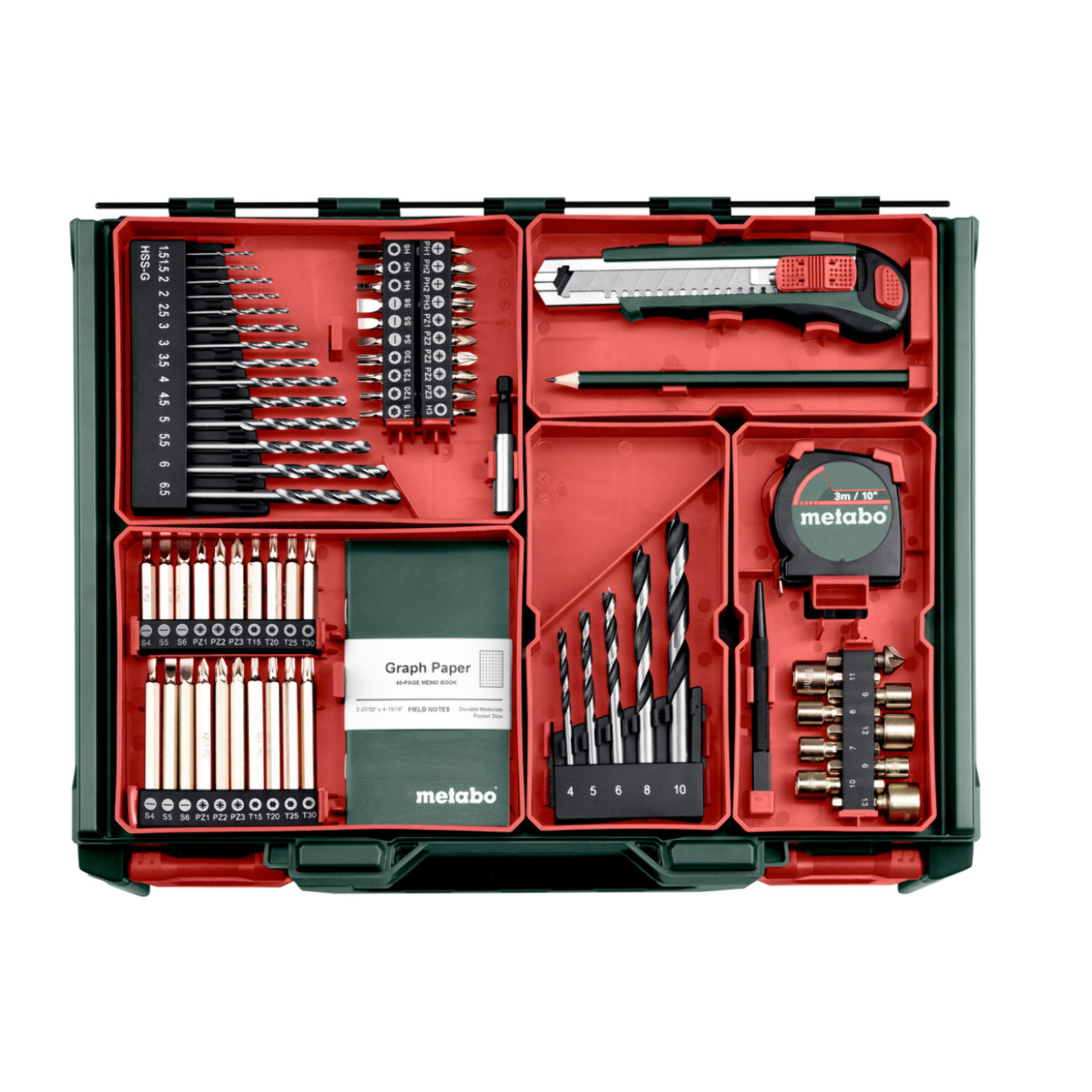 Perceuse-visseuse sans fil - BS 18 L Set - METABO - avec 2 batteries 18V2.0Ah - chargeur - coffret et accessoires - 614051710
