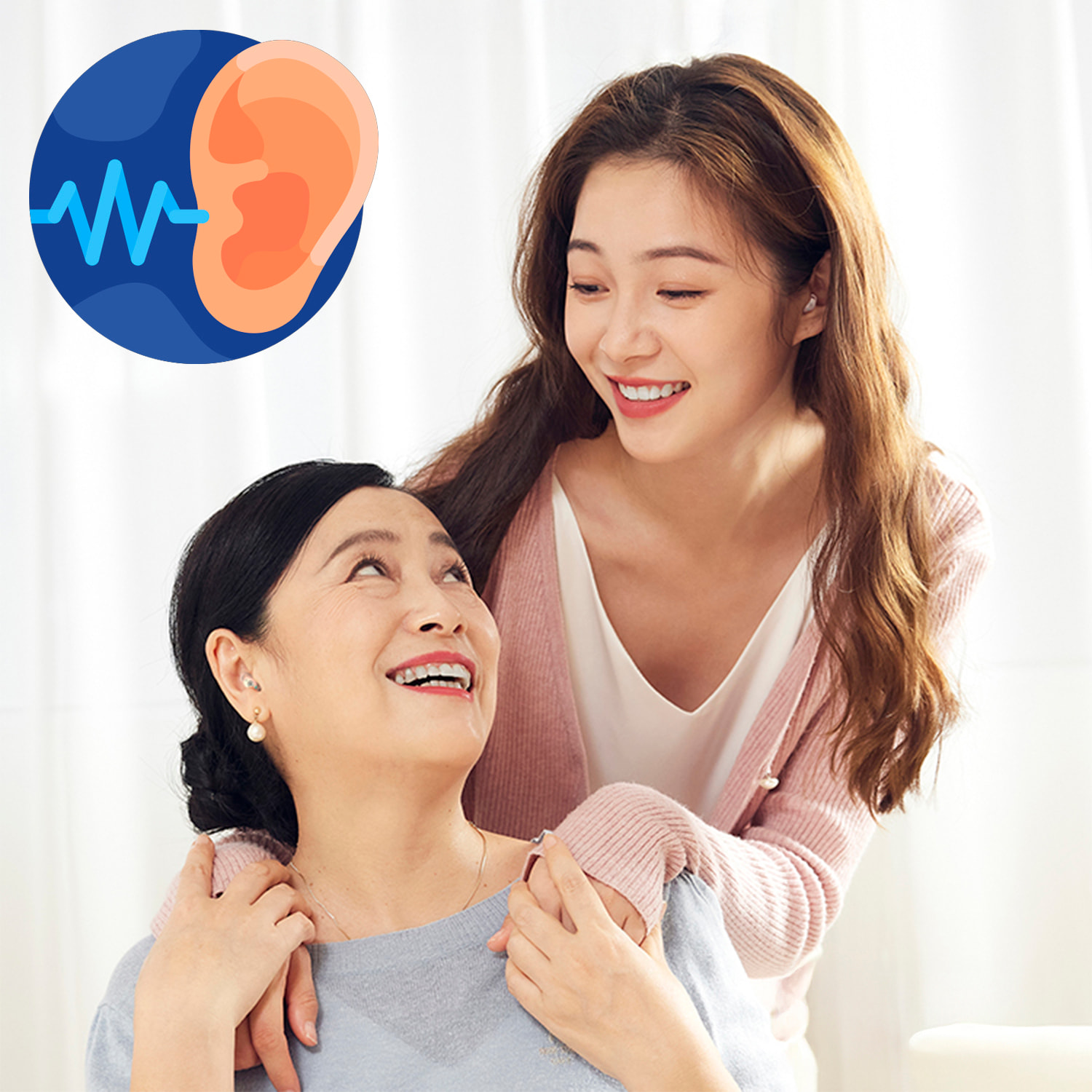 Auricular FT-1 ayuda auditiva senior.