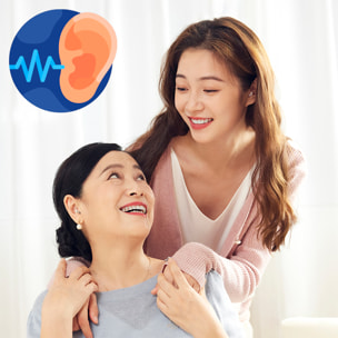 Auricular FT-1 ayuda auditiva senior.