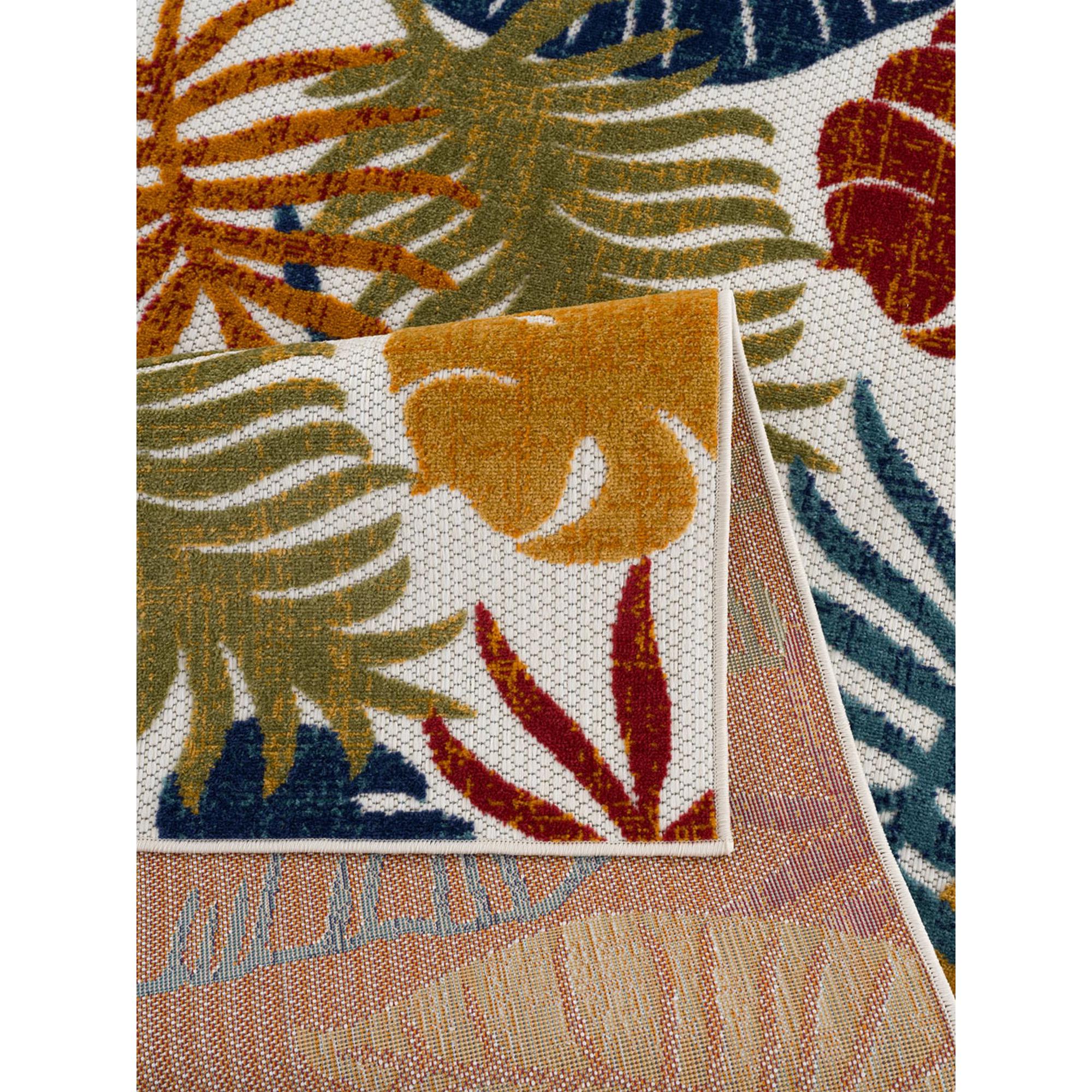 Cabana - Tapis d'extérieur multicolore avec motif à relief