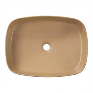 PixL 50 x 37,5 x 13,5 cm vasque à poser Infinitio, sans trop-plein, moka (CEPX4937MOM)