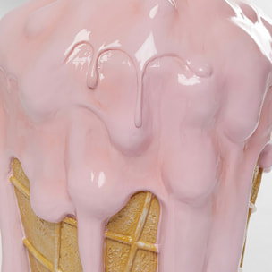 Table de bar glace 60cm rose Kare Design