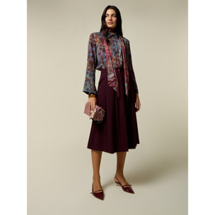 Oltre - Gonna pantalone - Bordeaux