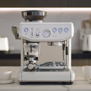 Machine à expresso SAGE APPLIANCES the barista express impress blanc sel de