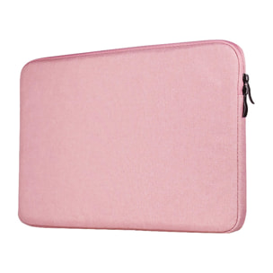 DAM Funda de neopreno universal para tablet de 12 pulgadas. Acabado terciopelo con tratamiento deperlante hidrófugo. Cierre de cremallera. 23x2,5x32 Cm. Color: Rosa