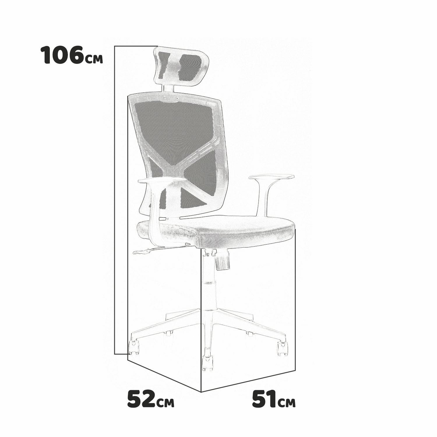 Mody - sedia da ufficio in poliestere e nylon grigio