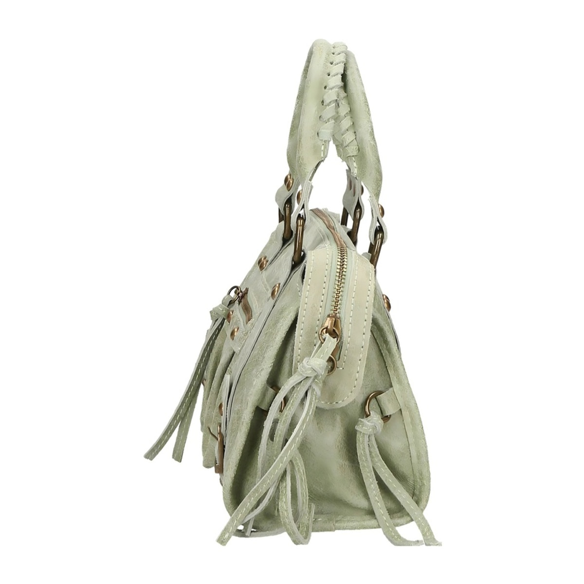 Borsa a spalla da donna - Modello Erisia - Vera pelle - 25.0 x 15.0 x 10.0 cm